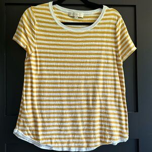 Ladies short sleeve sweater